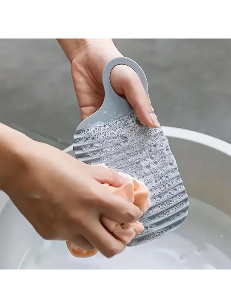 Laundry Board Dormitory Household Anti-slip Thickening Portable Mini Washboard Is Suitable for Outdoor Use on Business Trips