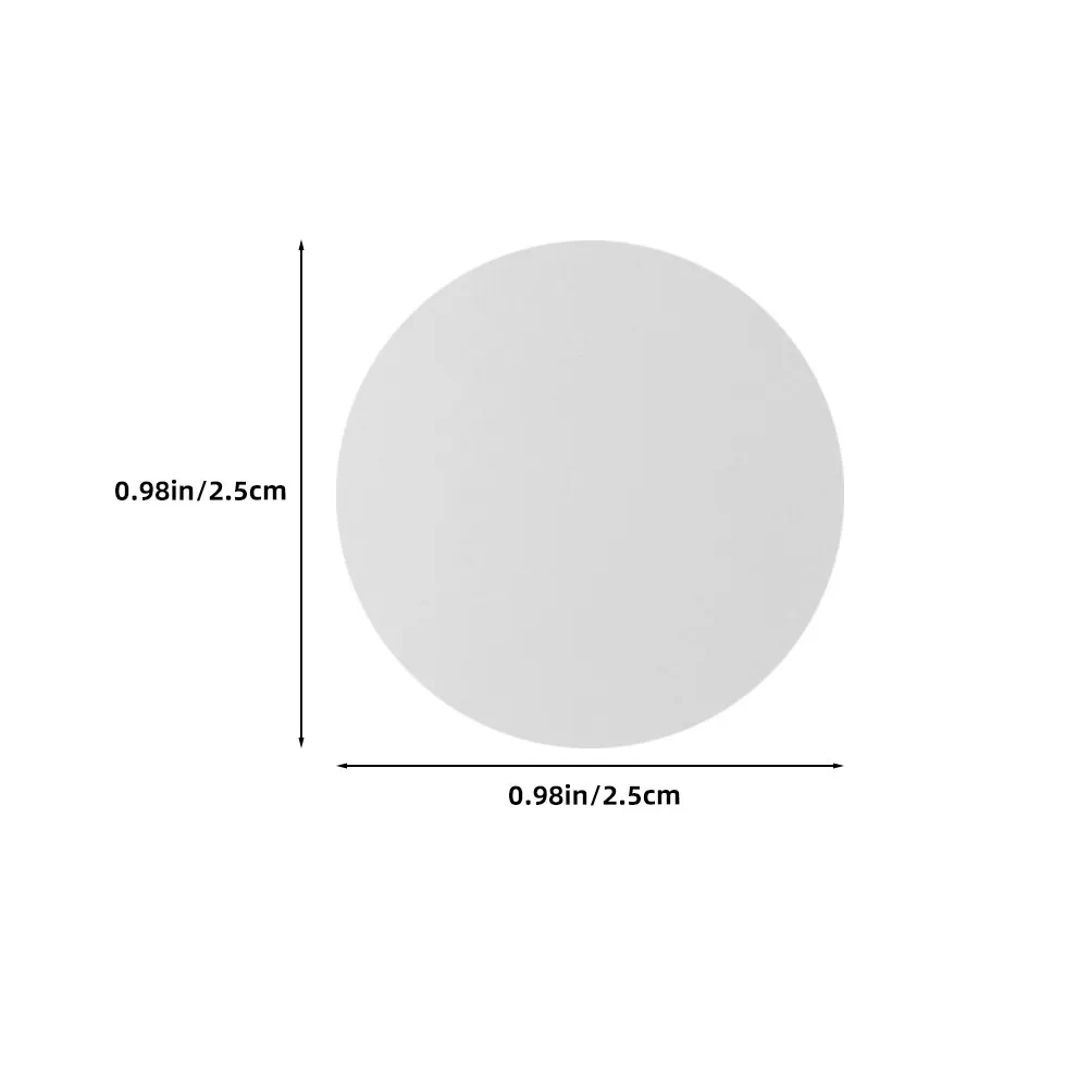 500Pcs White Sticky Labels Roll Self Adhesive Circle Sealing Dots Writable Round Packaging Labels for Mail Boxes