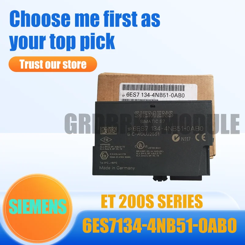 

New Original SIEMENS 6ES7134-4NB51-0AB0 6ES7 134-4NB51-0AB0 ET 200S analog module
