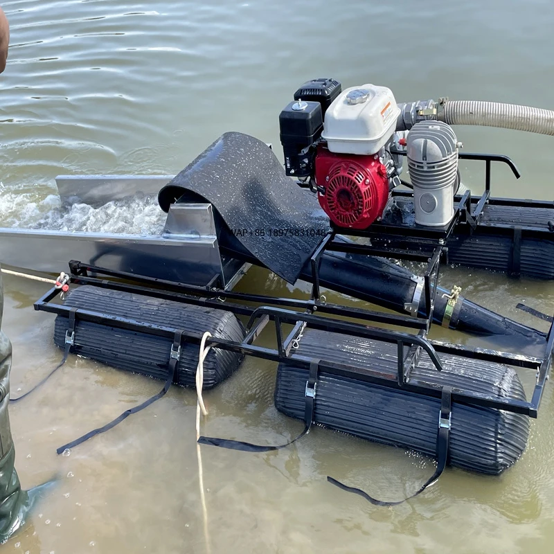 

Power Jet Dredge Mini Portable Gold Dredge Machine and Gold Dredge Float