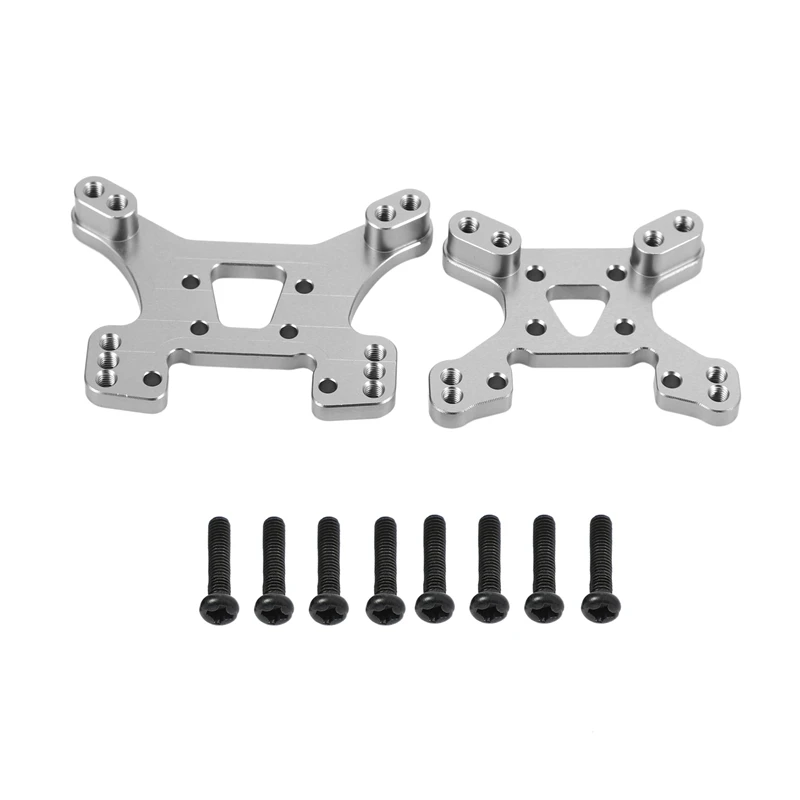 BNVN- 144001   مجموعة لوحة برج الصدمات الأمامية والخلفية قطع غيار ملحقات بديلة لـ 144001   سيارة RC 1/14 رباعية الدفع