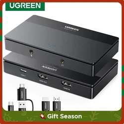 New! UGREEN HDMI Video Capture Card 4K60Hz HDMI to USB/Type-C Video Grabber Box for Computer Camera Live Stream Record Meeting