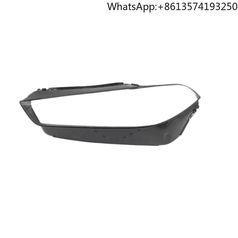 For 2023 High Sales for BMW Headlight Cover for X5 X6 G05 G06 Black Edged Transparent Glass Surface New Condition