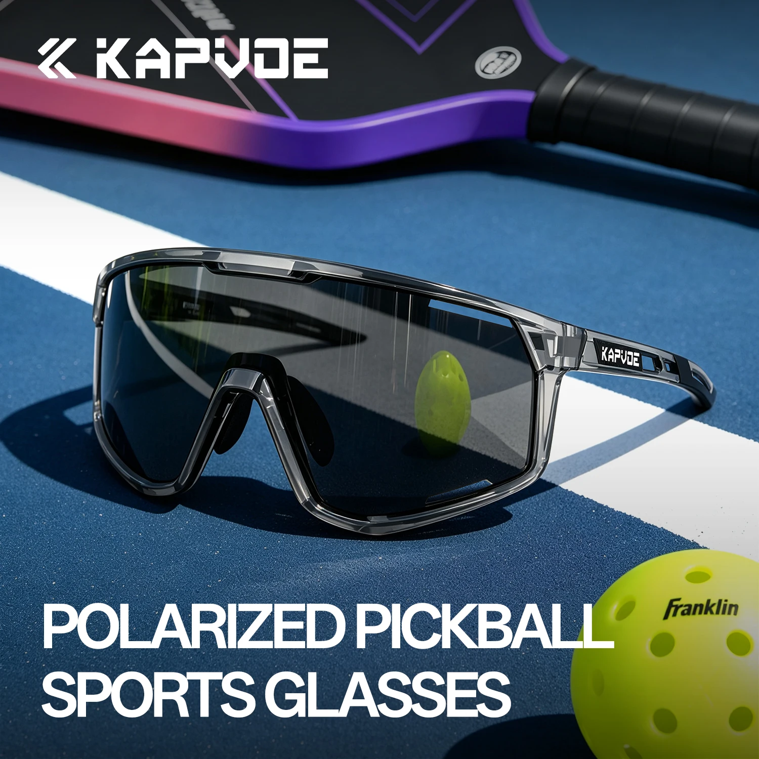 Mountain Biking Sunglasses - Kapvoe 2026 Pickball Sports Glasses Hiking