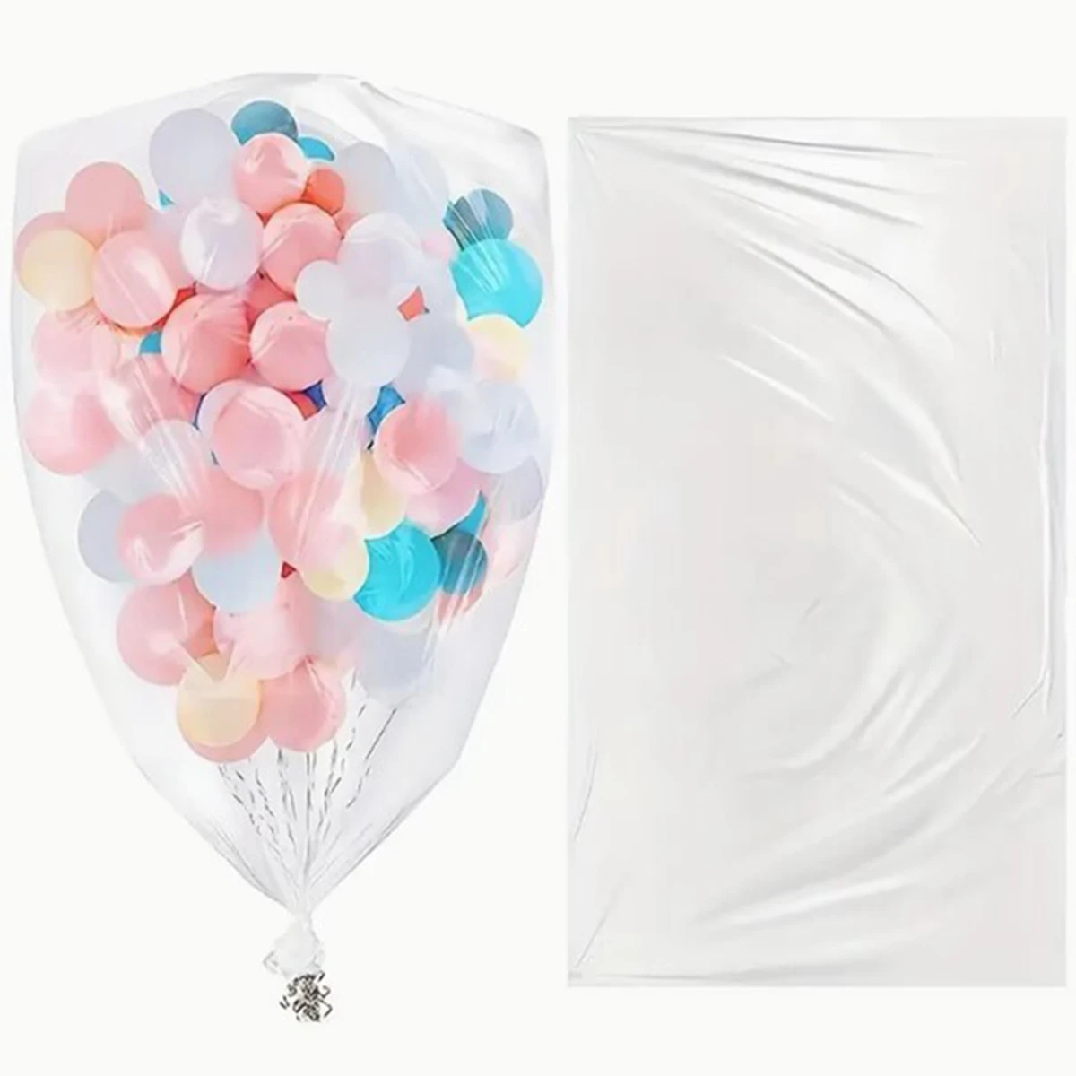 1PCS Large Storage Big Bag Balloon Wedding Birthday Supplies Xmas Christmas Festival New Year Party Event Disposal Storage Bags