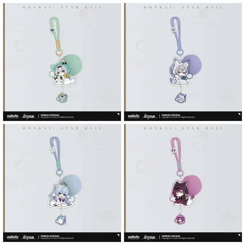 

miHoYo Official Game Honkai Star Rail Q-version Acrylic Pendant Blanket Kafka Firefly Firefly Anime Keychain Cosplay Xmas Gifts