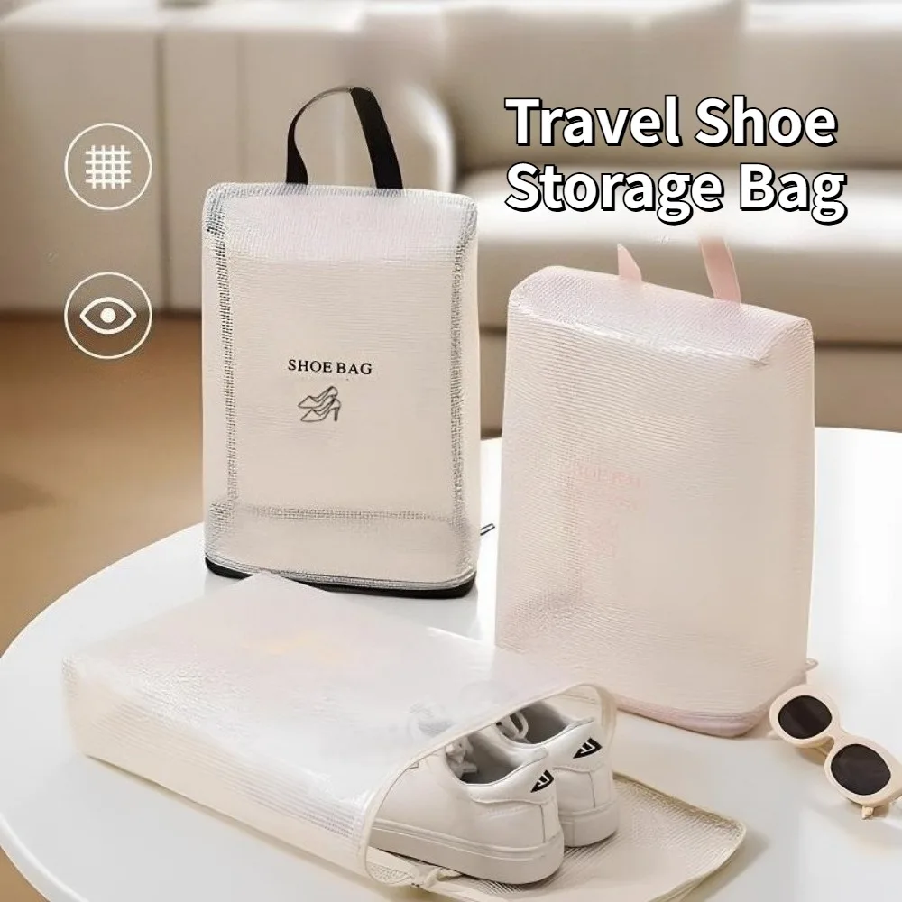 Travel Luggage Shoe Bags Men Women Reusable Dustproof Shoe Organizer Portable Waterproof Shoe Cover Sub-packed Gym Home Storage