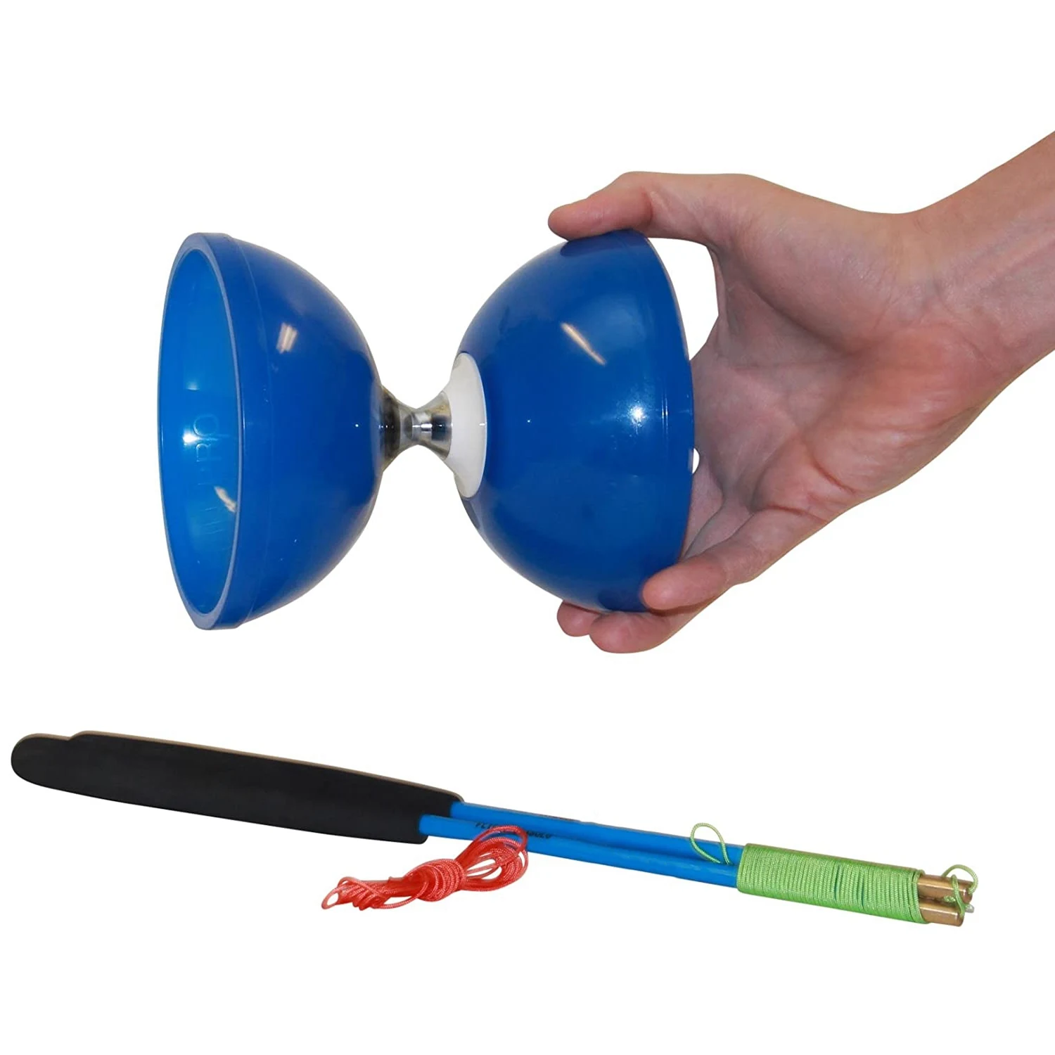 MAGICYOYO محمل ثلاثي Diabolo متوسط الحجم 5 بوصة Yoyo مهارة ديابولو عالية الأداء مع زوجين من أعواد الكربون + 2 سلاسل إضافية