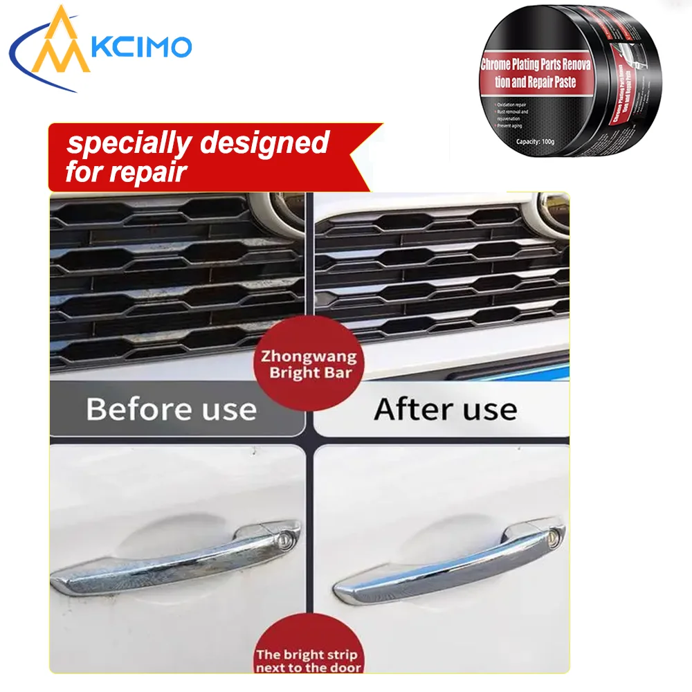 

Metal Cleaner And Polish High Gloss Polishing Finish Brighten And Restore Car's Chrome For Car Tires Alloy On Bare Metal Wheels