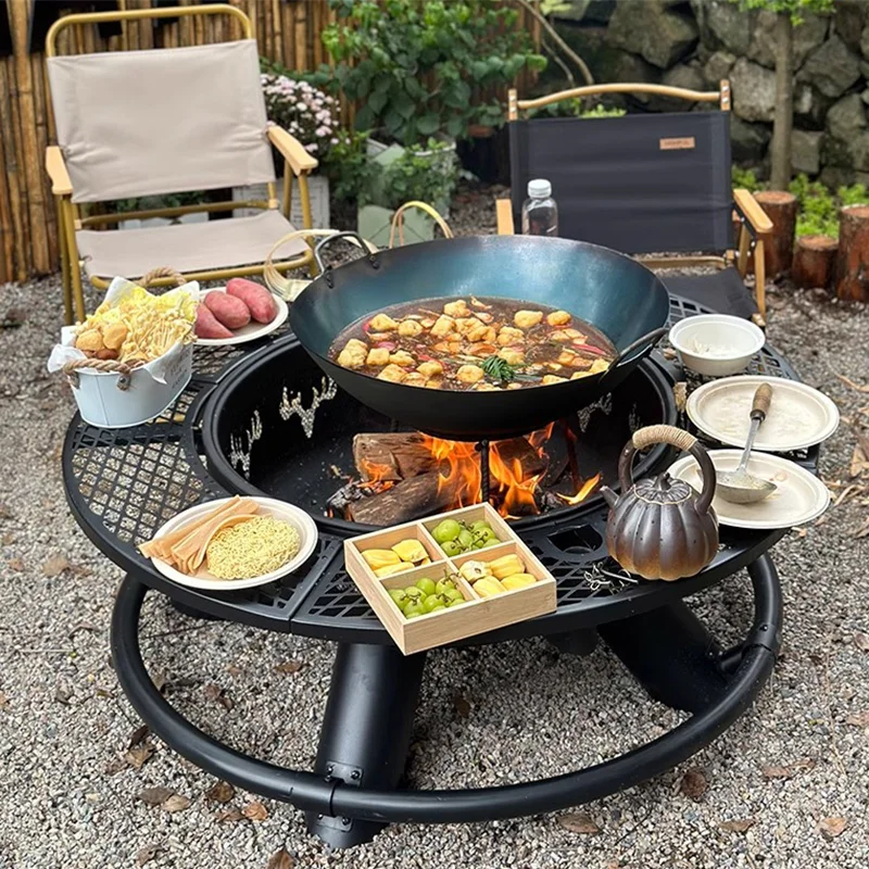 Outdoor Firewood Heating Stove, Tea Making Stove, Household Barbecue Stove, Large Campfire in The Courtyard