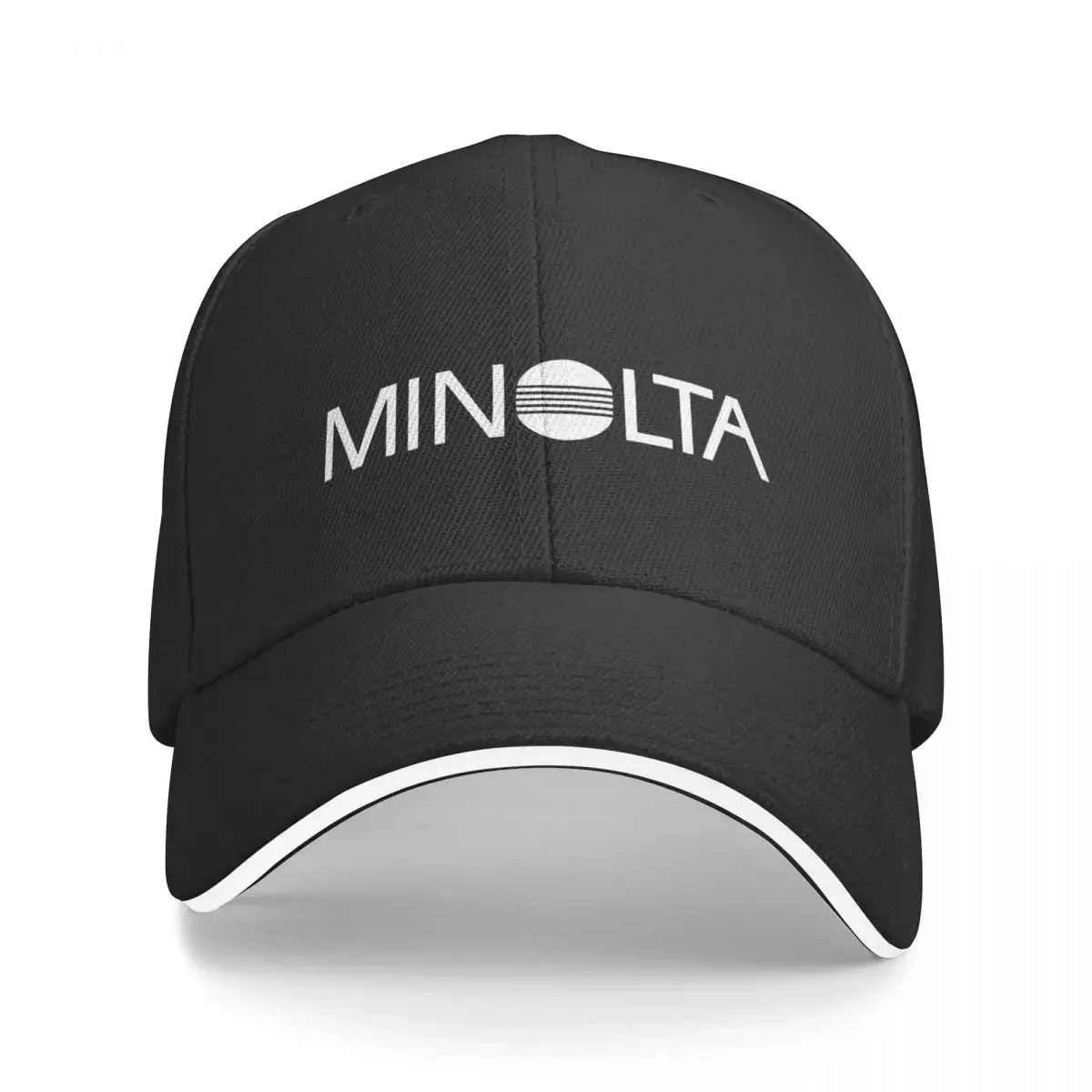 Minolta Retro Logo Film Camera 35mm Baseball Cap Designer Hat Visor Female Men's