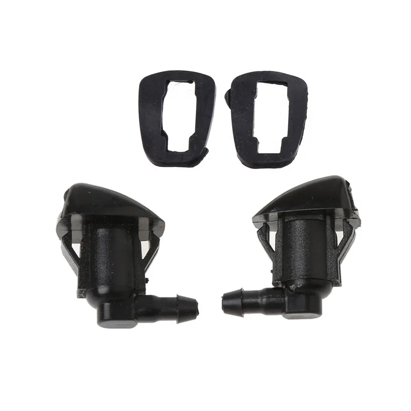 

2Pcs Fan Shape Windshield Wiper Washer Jet Nozzle Spray For Toyota E120 Corolla Camry XV30 Car Windshield Accessories