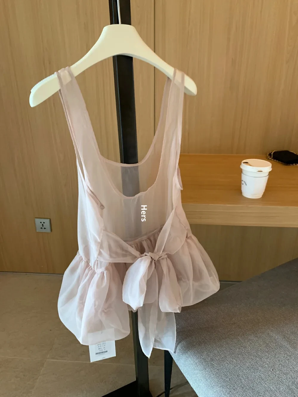 Sling French Style Lace Up New Vest All-match Fairy Layering Fashion Mesh Tanks Slim Casual Lovely Literary Ruched Tees