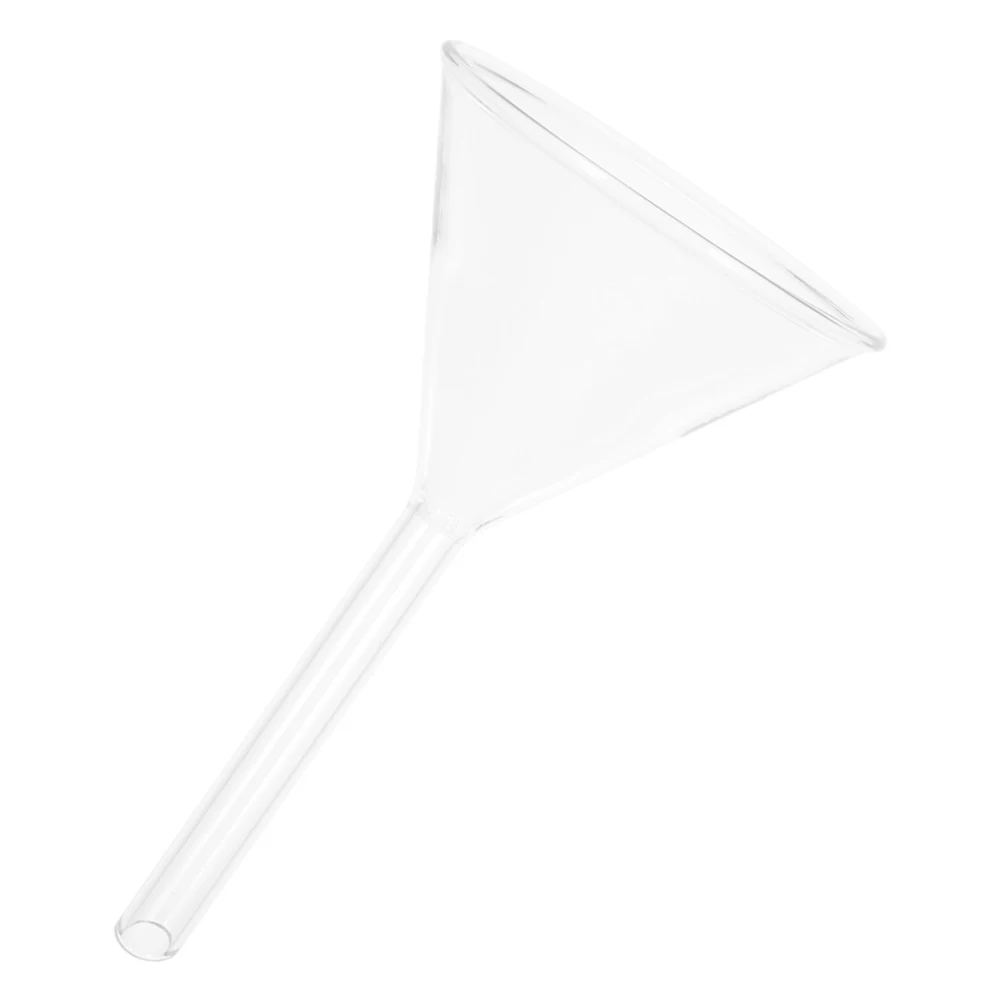 

Glass Triangular Funnel 75Mm Wide Mouth Stable Stem Scientific Laboratory Filtration Tool for Liquid Transfer Funnel