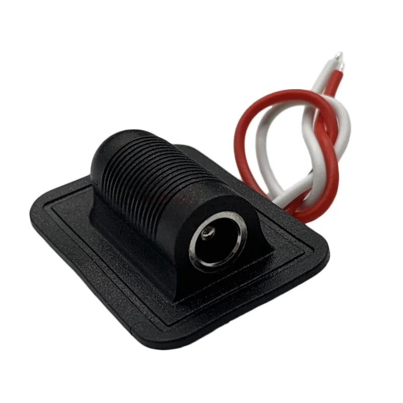 1-10 قطعة نوع-C خط خياطة السيارة 10 سنتيمتر أنثى تيار مستمر أنثى المقبس مع كابل مقاوم للماء تيار مستمر شحن ميناء 5.5*2.1 2.5 مللي متر موصل #5