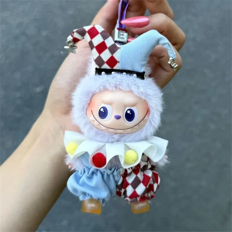 4.0 The Monsters Pin Love Series For Labubu Doll Workwear Fast Food French Fries Cosplay Clothes Fashion Coffee Ropa Clothing