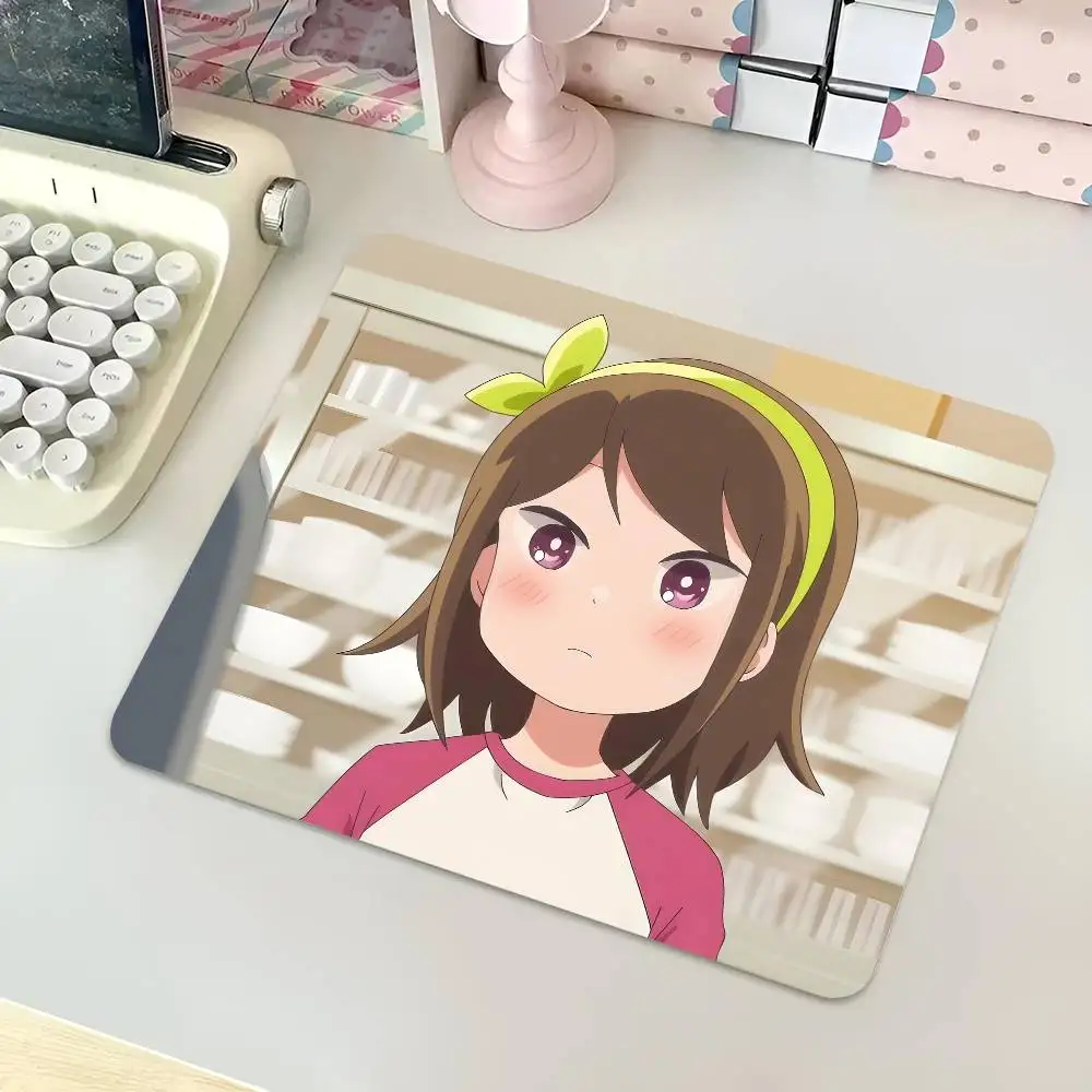 Futaba Aharen-san Wa Hakarenai Mousepad Small LockEdge Mouse Pad For Gamers Computer Desk Pad Rectangular Anti-slip Rubber