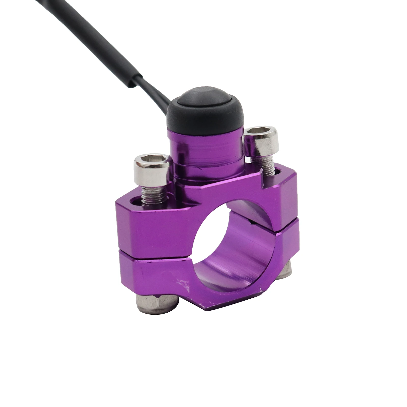 CNC Motorcycle Universal Stop Start Kill Switch Button With Rotating Bar Clamp For KTM HONDA YAMAHA YZF WRF CRF EXC XCF 125 250