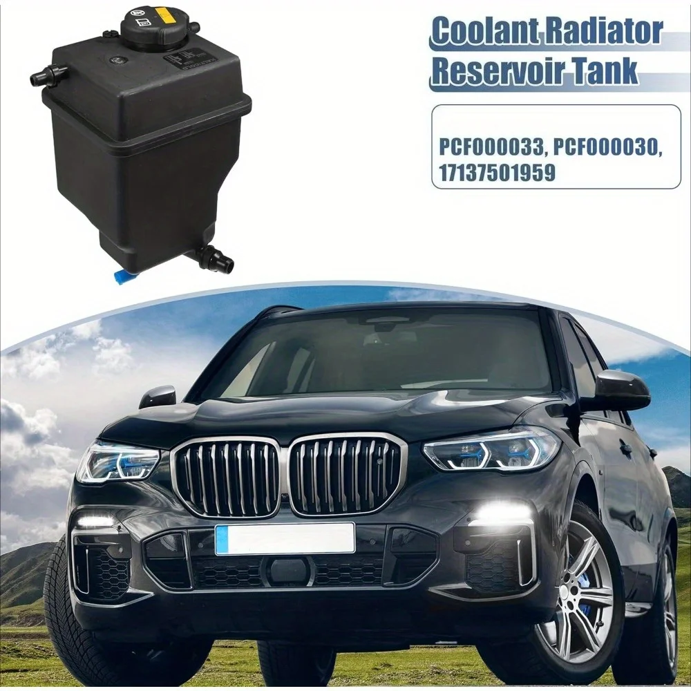 17137501959 Coolant Overflow Expansion Bottle with Cap and Sensor for BMW X5 E53 2004-2006 V8 4.4L 1713 7501 959/1711 1742 231