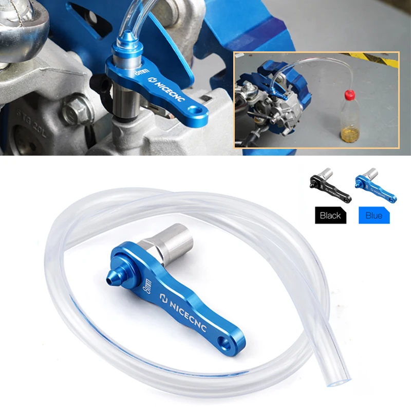 Motorcycle 8mm Mini Hydraulic Brake & Clutch Bleeder Tool For KTM 125 250 300 350 400 450 500 SX SXF XC XCF XCW EXC EXCF TPI 6D