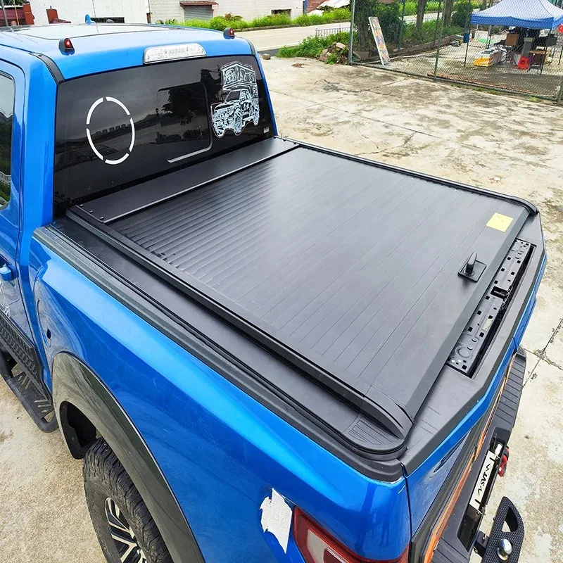

Retractable Pickup Truck Hard Bed Cover Roller Lid Tonneau Cover Aluminum Alloy for Hilux Revo2019-2024