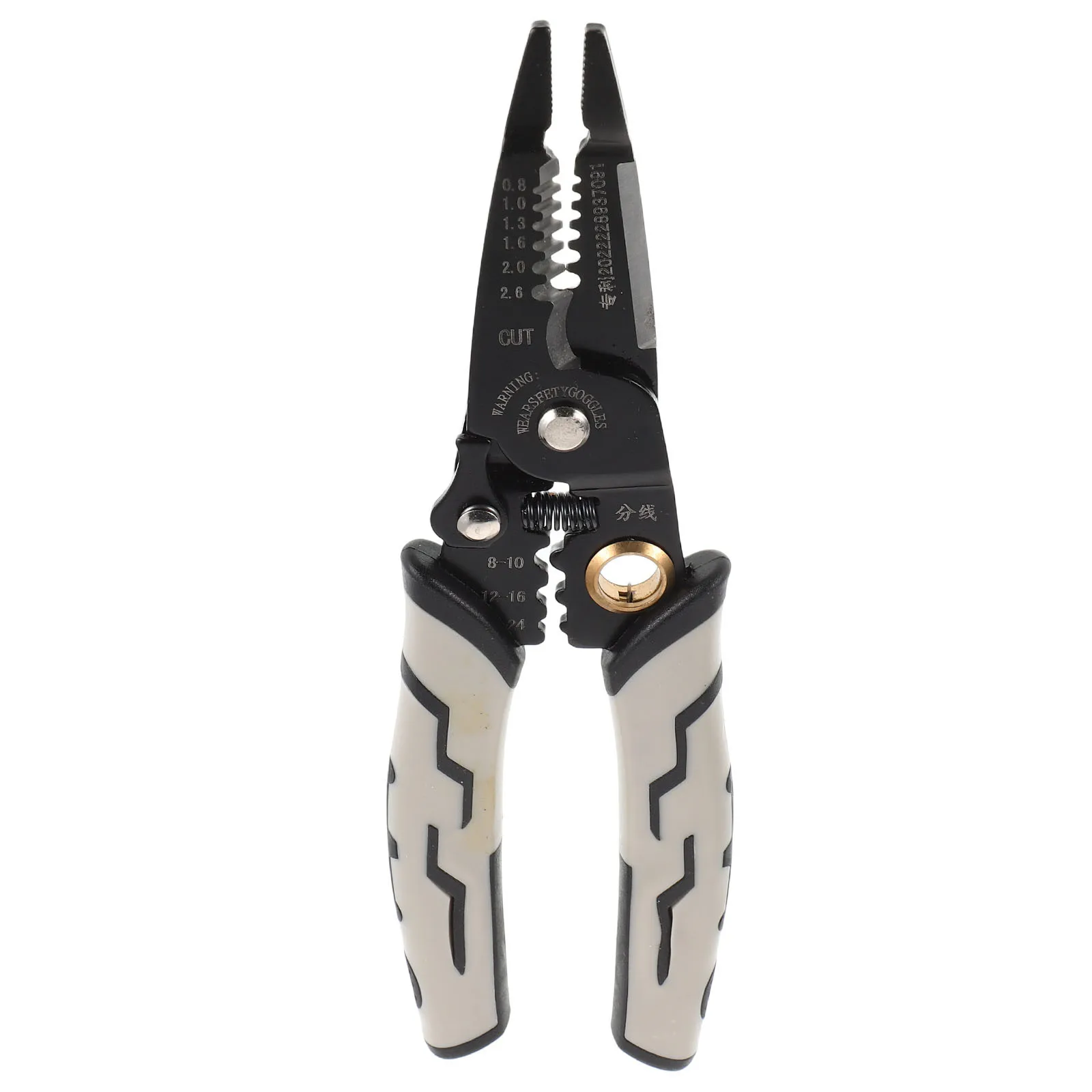 

Electrician Pliers Multifunctional Wire Stripping Crimping Cutting Tool 7-in-1 Electrical Cable Lug Terminal Ferrule Kit Hand