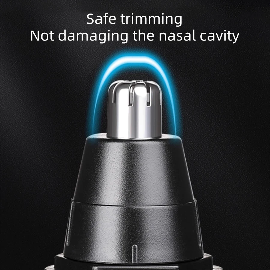 ماكينة قص شعر الأذن والأنف القابلة لإعادة الشحن، شحن USB، تصميم محمول للرجال والنساء #3