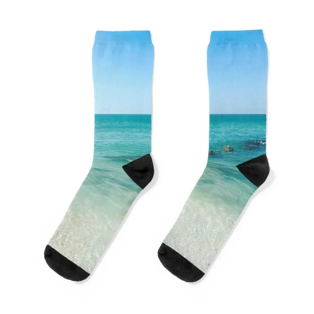 Beach #2 Socks heated retro kids crazy Socks Men Women's