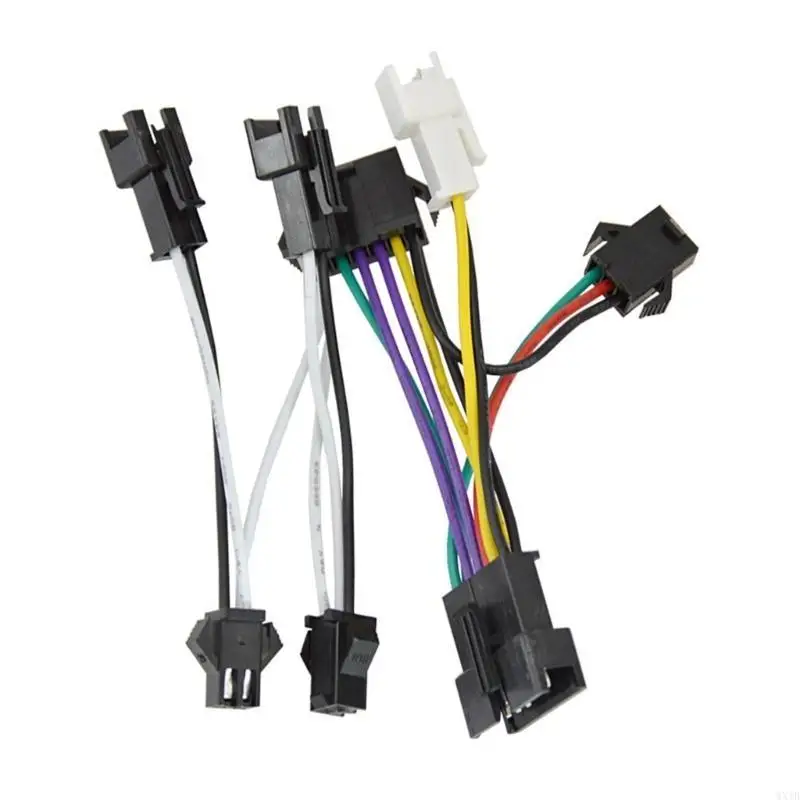Electric Bicycles Headlight Horn Taillight Turn Set with Switching Button Skateboards Headlight Assembly Part - view 3