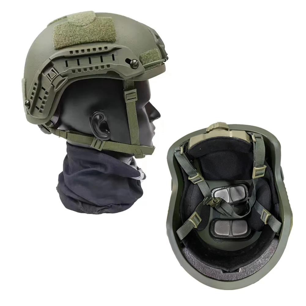 PE NIJ IIIA High Cut Ballistic Helmet 2 Generation high-grade lining UHMW-PE BALLISTIC IIIA BULLET PROOF HELMET