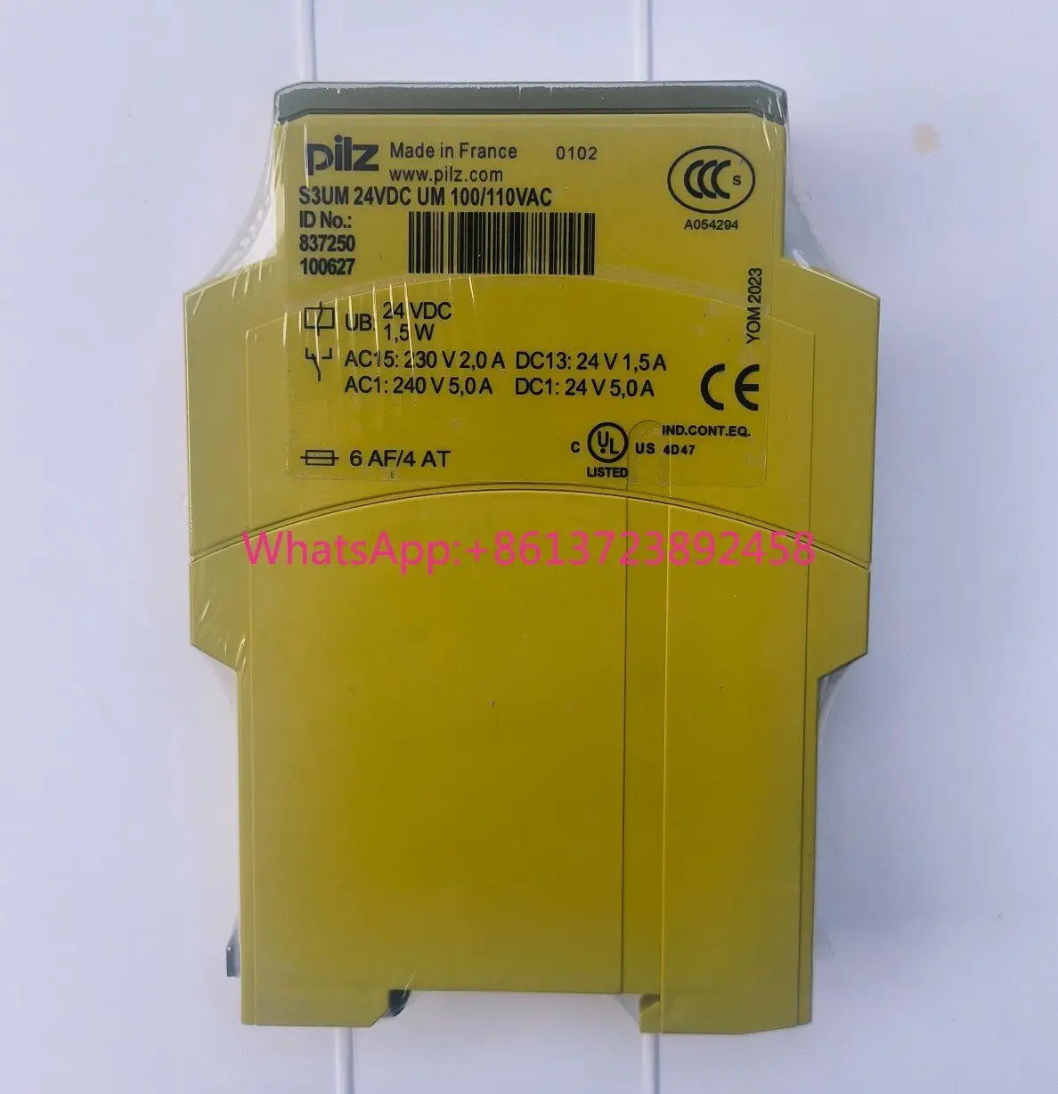 PILZ Pilz S3A Safety Relay Model 837250 New Original in stock
