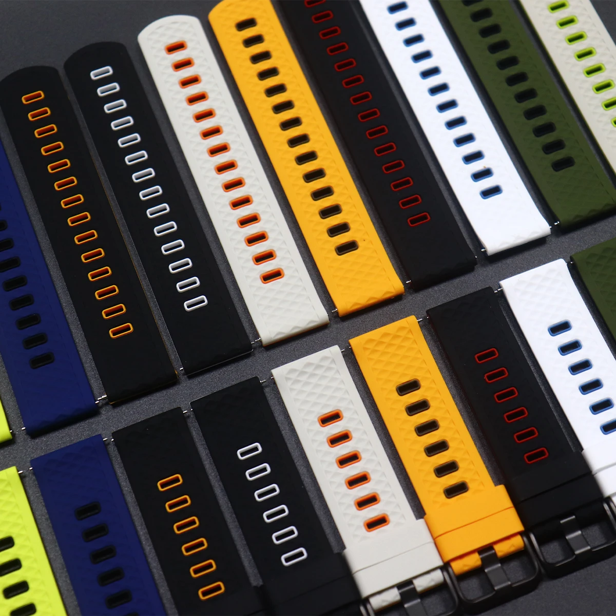 아마즈핏 GTR 4 3 2/GTR 3 프로용 22mm 시계 밴드 실리콘 스트랩 아마즈핏 비프 6 5/ 스트라토스 3 2 2S/밸런스 2 조절 가능한 팔찌