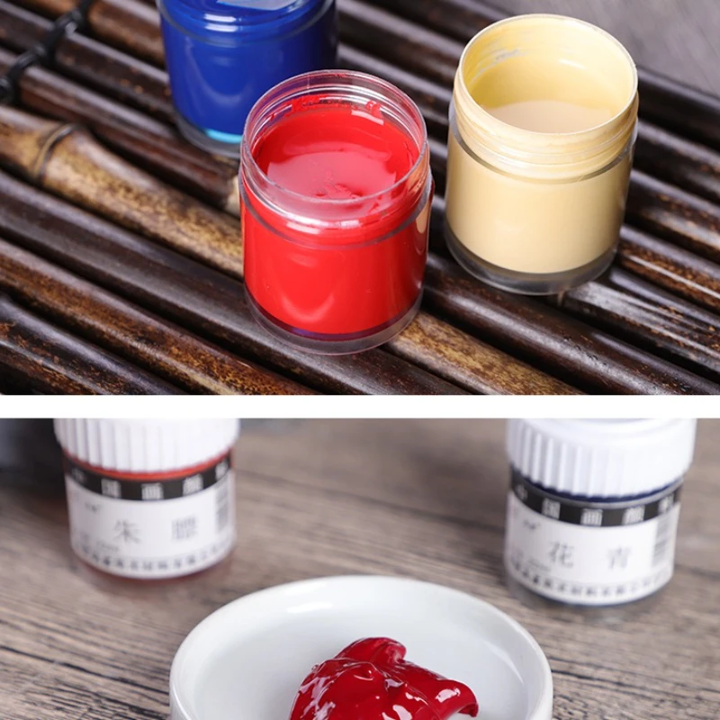 12/18/24-color Chinese Painting Pigment Set Ready To Be Opened in A Bottle Fine Brushwork and Freehand Chinese Painting Creation