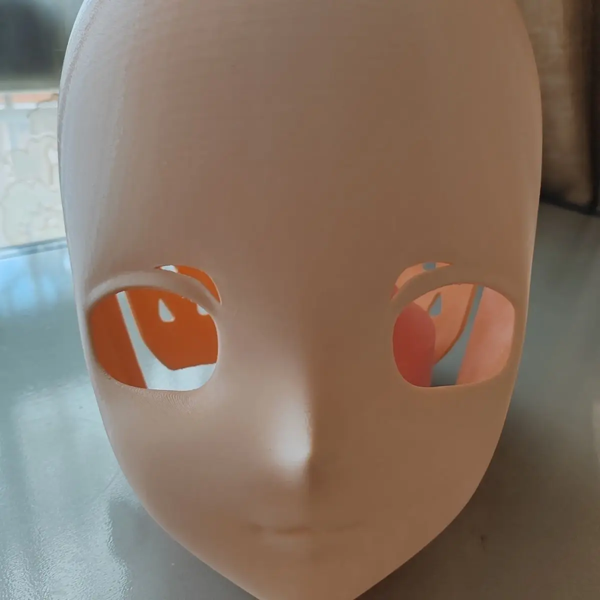 Anpassen Charakter Junge/Bily Kigurumi Halbkopf mit Schloss Anime Cosplay Kigurumi Maske COS Kopfbedeckung