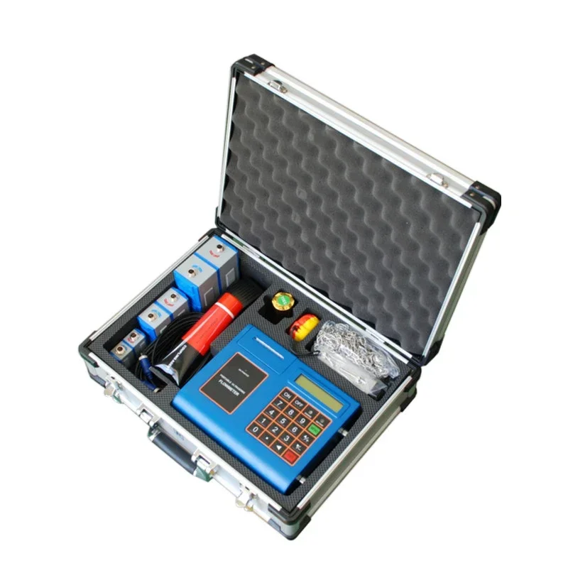 portable digital 4-20ma output ultra sonic flow meter