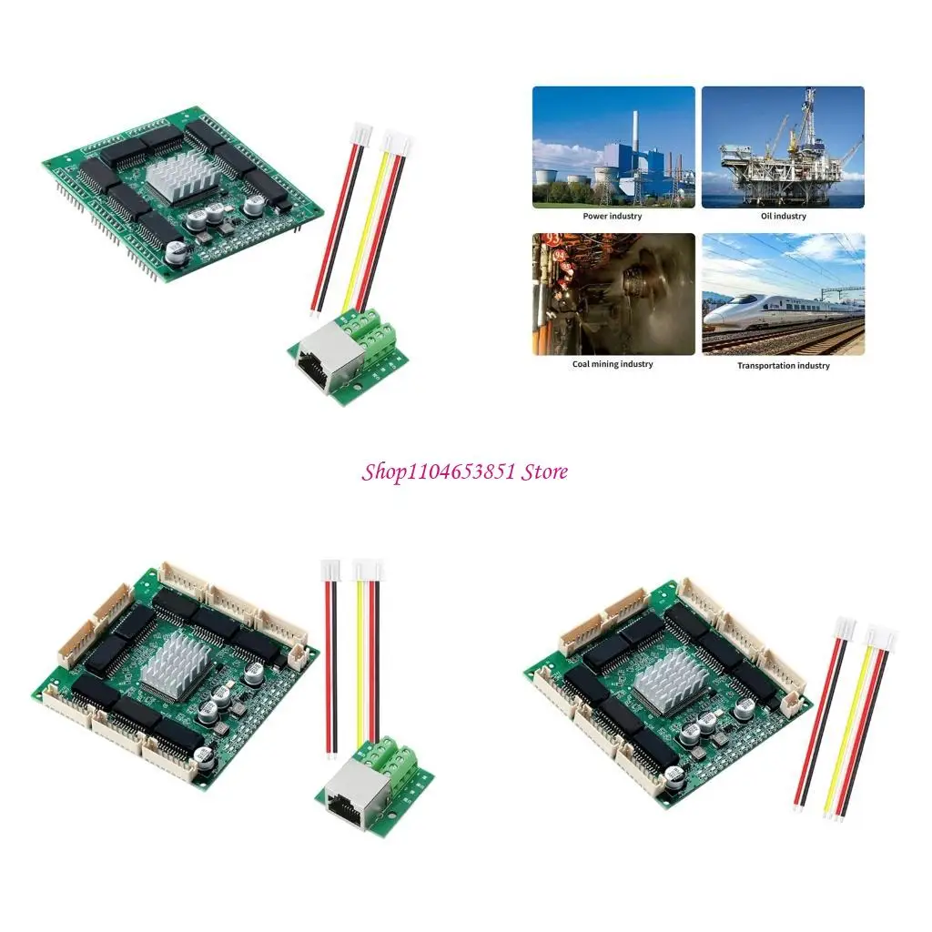 Efficient 8 Port Gigabit Ethernet Switches Module For Stable Data Transmission 