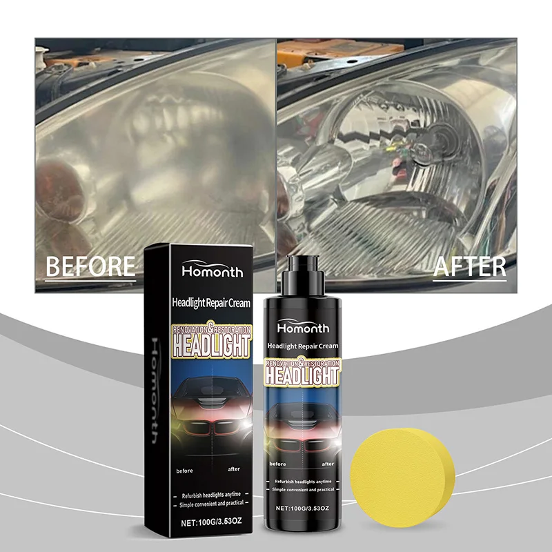 

Car Headlight Restoration Polishing Kits Anti Oxidation Brightening Scratch Repair for Car Light Maintenance for Car Care