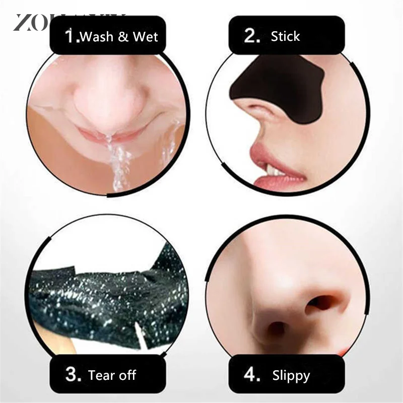 5/10/20/50Pcs Nose Patch Remove Blackheads Acne Mask Deep Cleansing Nose Pore Strip Treatment Nose Sticker T Zone Nasal Membrane