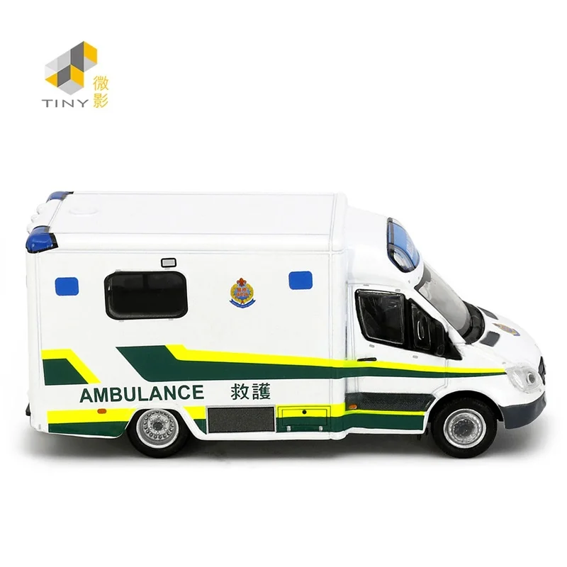 Tiny 1:76 Ben-chi Spr-inter Ambulance (AM5548) NO.50 Alloy Simulation Model Car