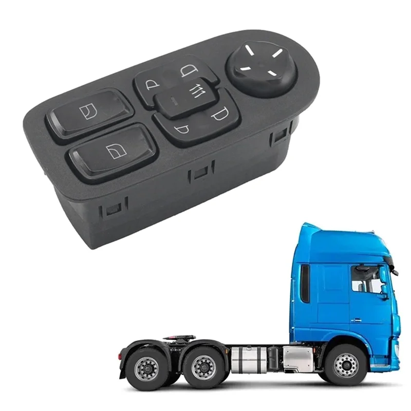 

Efficientt-New Electric Power Window Control Switch Window Adjustment Switch 1811131 For DAF CF65 CF75 CF85 XF95 Truck