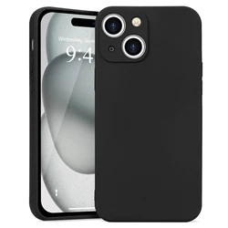 Custodia in Silicone flessibile sottile di lusso per iPhone 15 Pro Max custodia morbida nera per iPhone 14 Plus 13 12 11 Pro Max SE Cover posteriore opaca