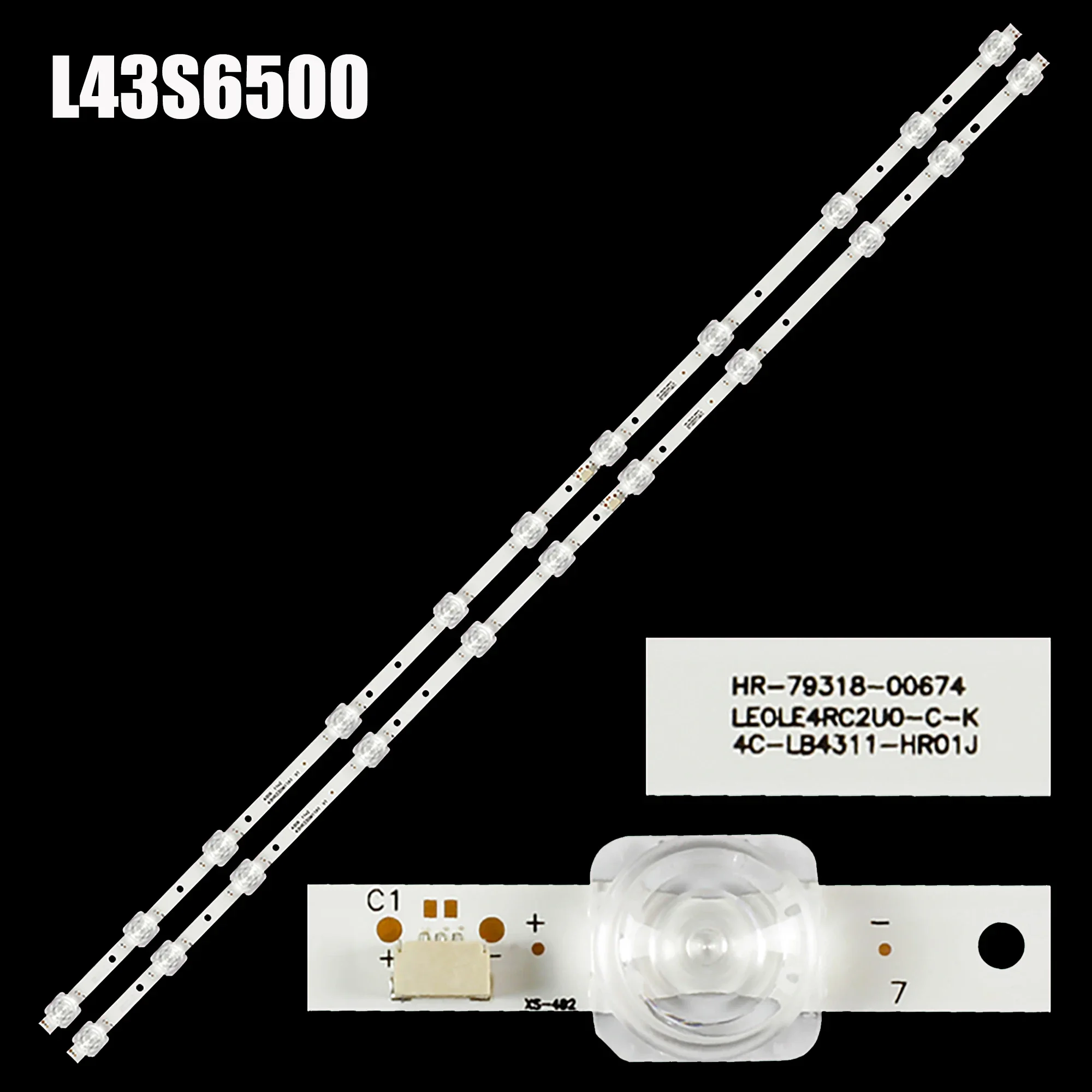 LED BackLight Strip For 43A260 43A460 43L2F 43V2 43D6 43UD6306 43UD6306 43L2800 4C-LB4311-HR01J ZM05J 4C-LB4311-HR01J ZM06J