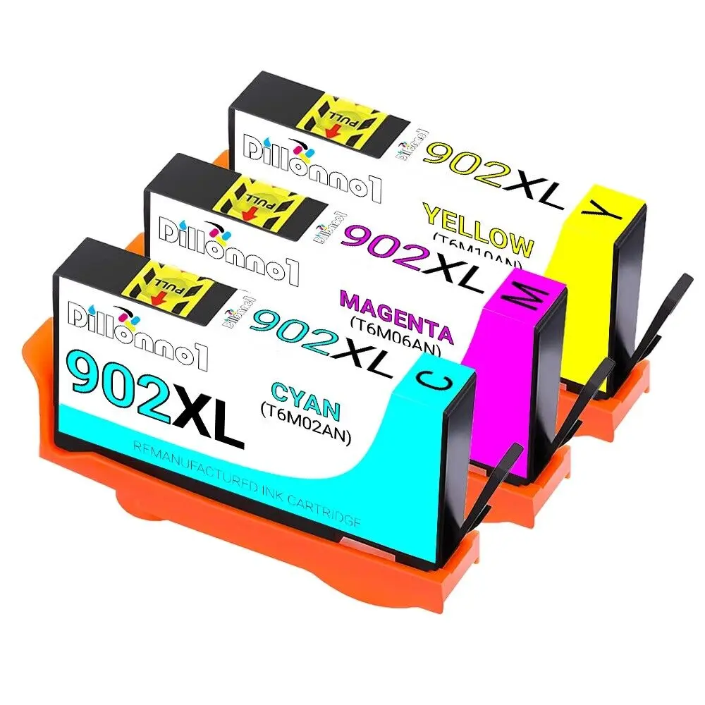 3 Pack 902 XL Ink Cartridges for HP Officejet Pro 6960 6968 6970 6975 6978