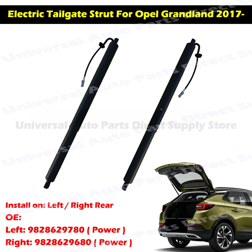 Power Liftgate Support Electric Tailgate Strut For Opel Grandland 2017- OE 9828629780 9828629680 Car Accessories Replacement