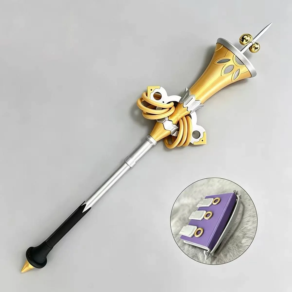 Lucia Cos Pen Wand Monks Staff Weapons Game Zenless Zone Zero Cosplay Prop Halloween Christmas Fancy Party Costume Accessories