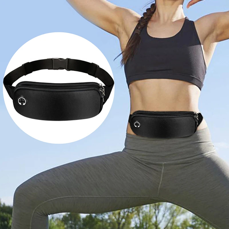 Professional Running Waist Bag Sports Belt Pouch Mobile Phone Case Men Women Hidden Pouch Gym SportsBags Running Belt Waist Pack