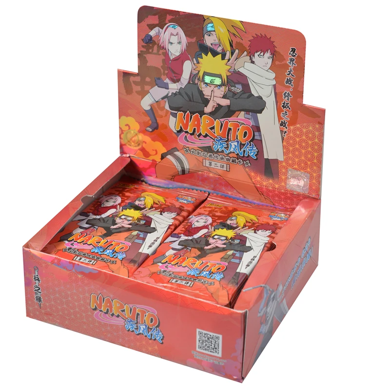 KAYOU Genuine Naruto Boxes Booster Packs Trading Card Game Box