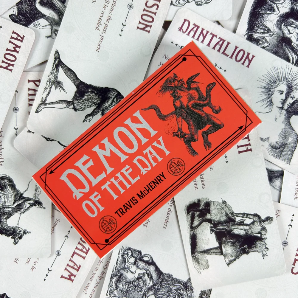 1pc Demon Of The Day Cards A 40pcs Tarot English Divination