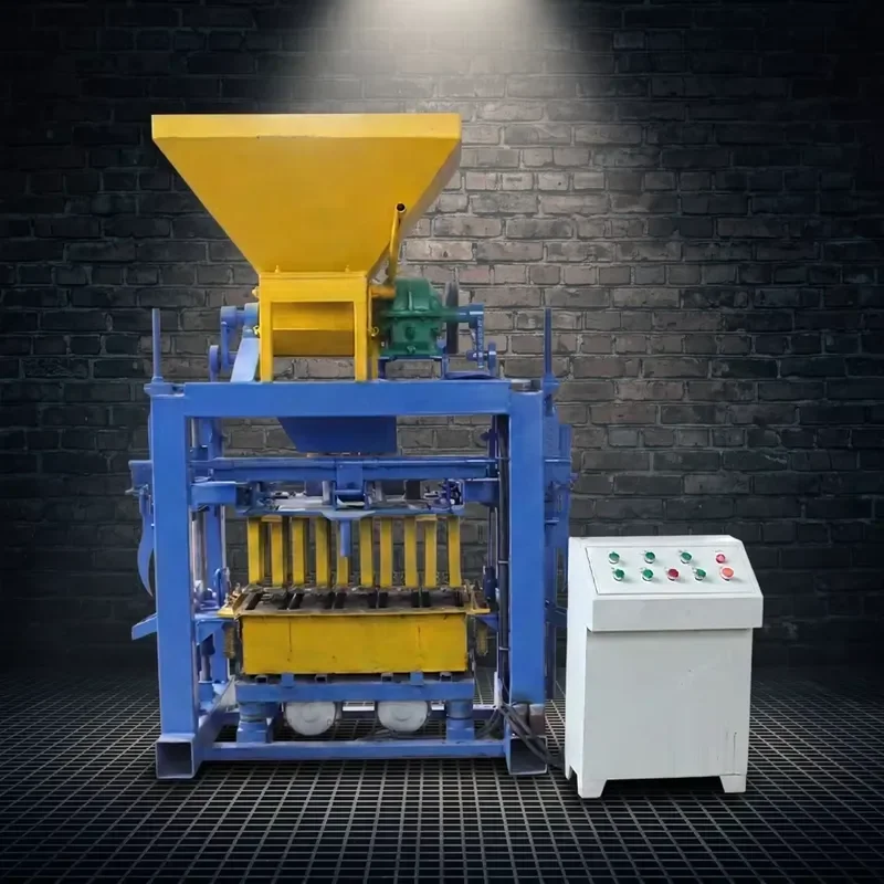 QTJ4-35 Semi Automatic Brick Block Machine Hollow Concrete Cement Paver Making Machine Sale