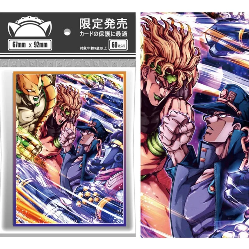 

60 шт./компл. JoJo's Bizarre Adventure Kira Yoshikage DIO флэш-карта рукав PTCG аниме игровая коллекционная карта защитный чехол 67*92 мм